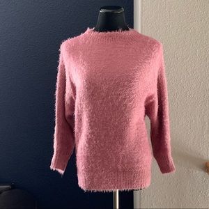 Pink Fuzzy Sweater
